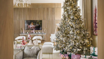 Nichols Hills home decorated for Christmas.