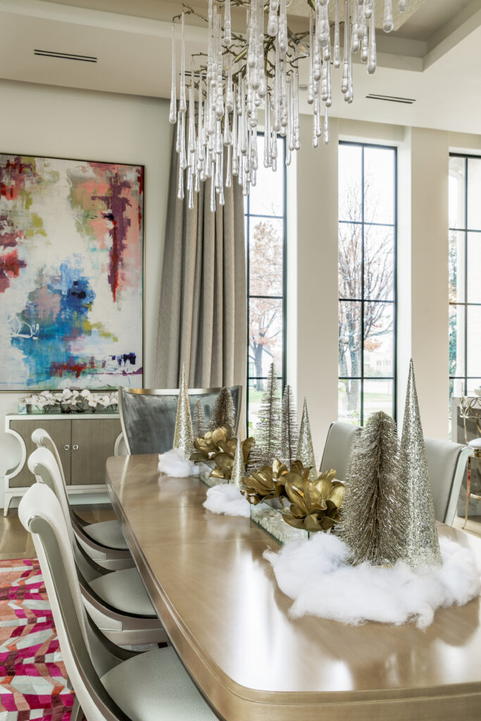 Nichols Hills home decorated for Christmas.