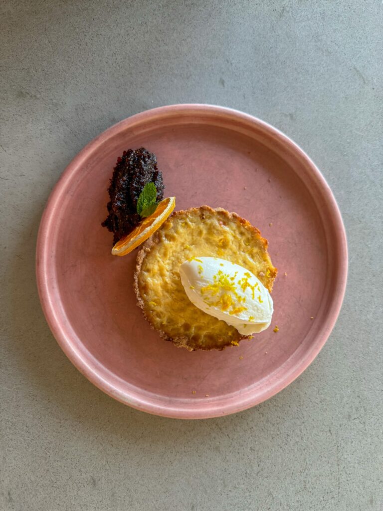 Orange Velvet pie at Frida Southwest in OKC