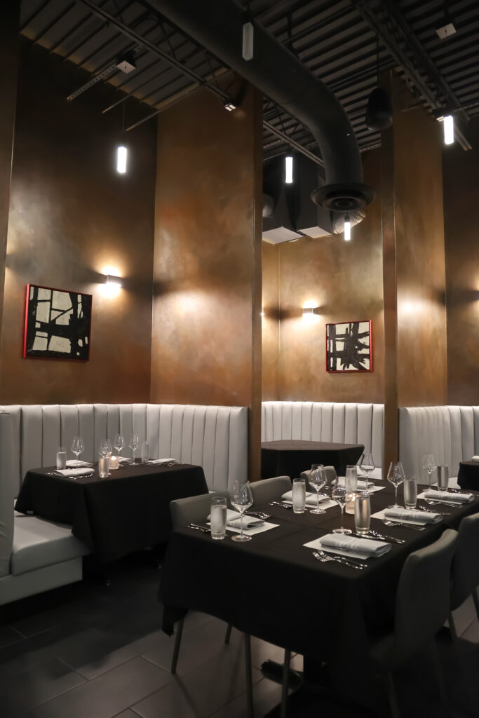 Symmetry restaurant dining room