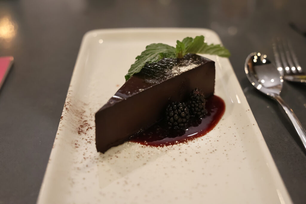 Flourless Chocolate Torte from Symmetry in OKC.