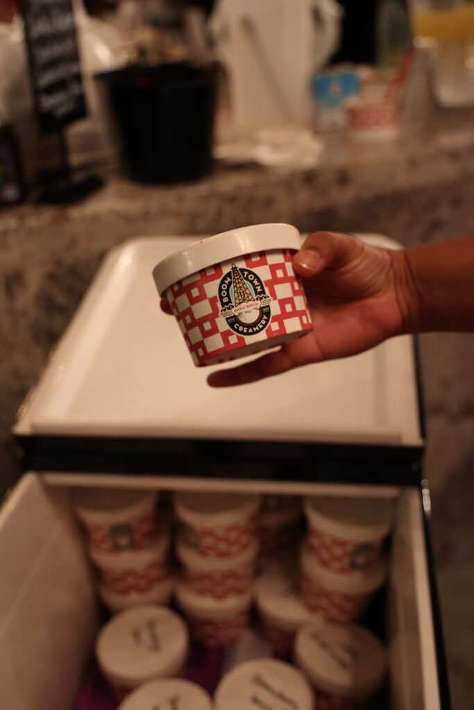 Individual servings from Boom Town Creamery.