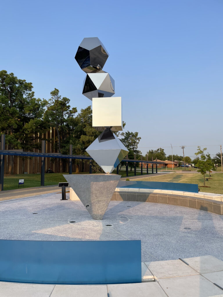 "Finity" is a piece of public art in Oklahoma City.