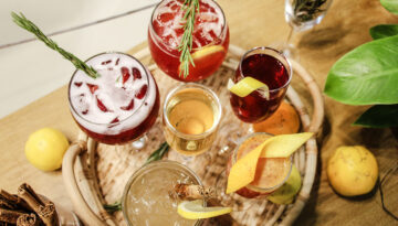 A spread of mocktails from Sailor & the Dock
