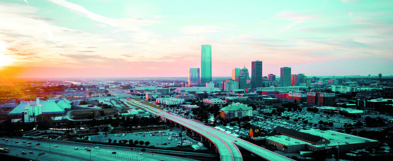 Oklahoma city skyline