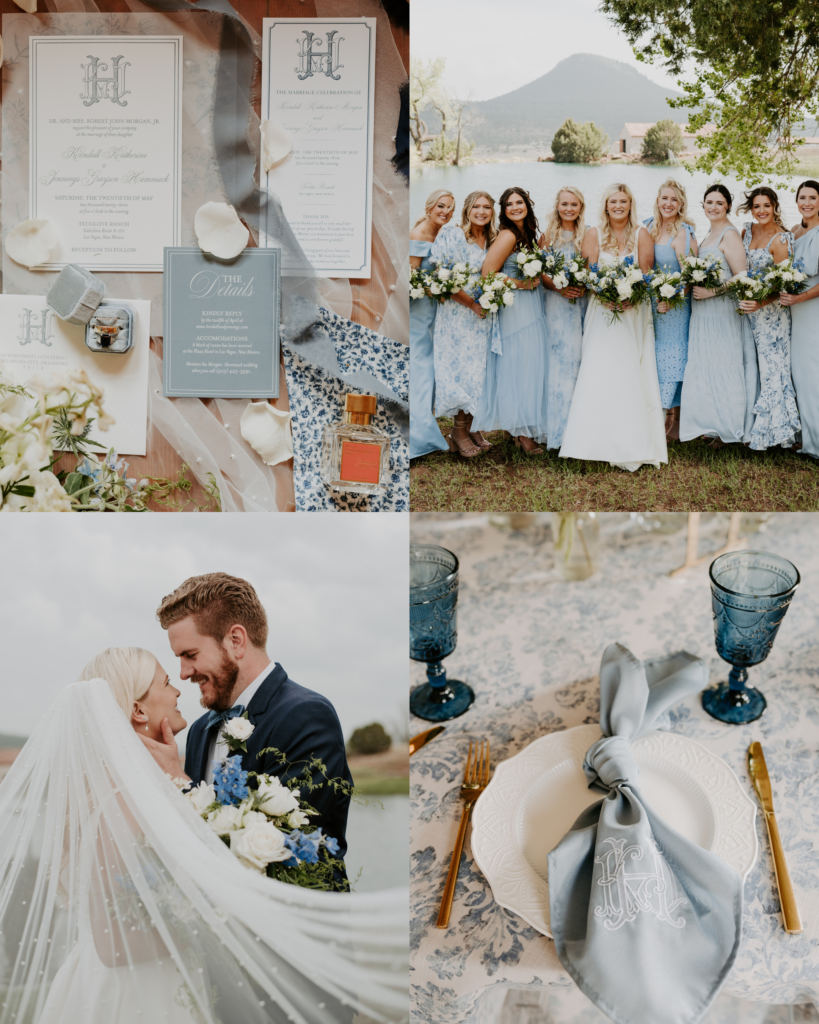 The wedding of Kendall Morgan and Jennings Hammack.