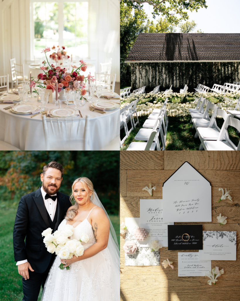 The wedding of Madison Roberts and Jared Florence featured wedding vendors in Oklahoma City.