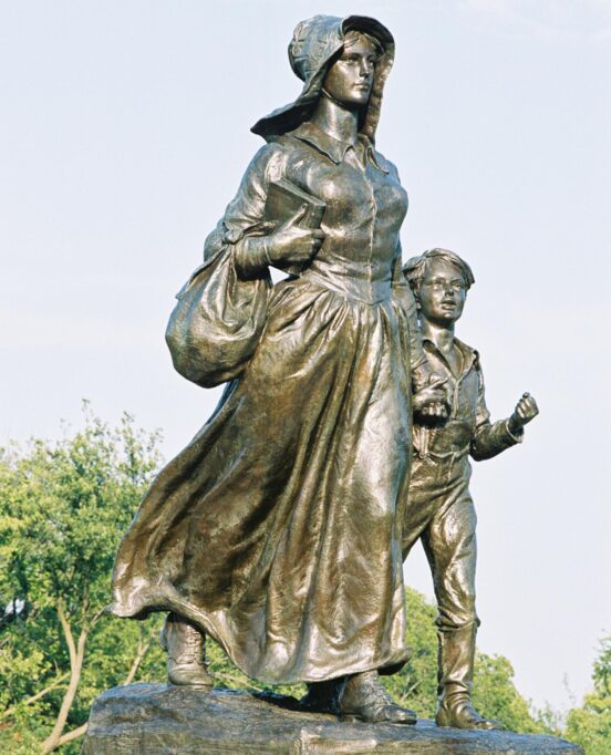 The Pioneer Woman statue in Ponca City. Photo courtesy of Oklahoma Historical Society.