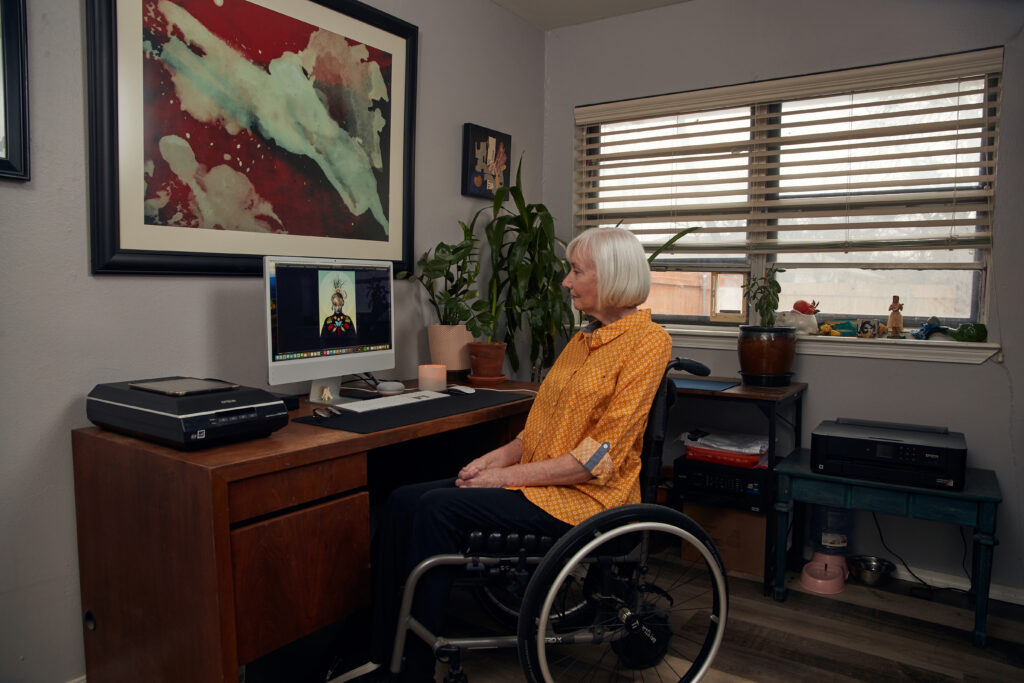 Tammy Brummell in her home studio. Photographed by Charlie Neuenschwander.
