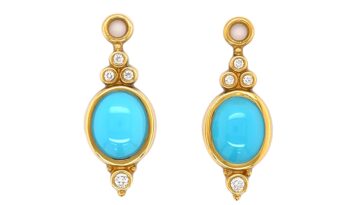 Valerie Naifeh Design, Turquoise Earring Charms; Naifeh Fine Jewelry.