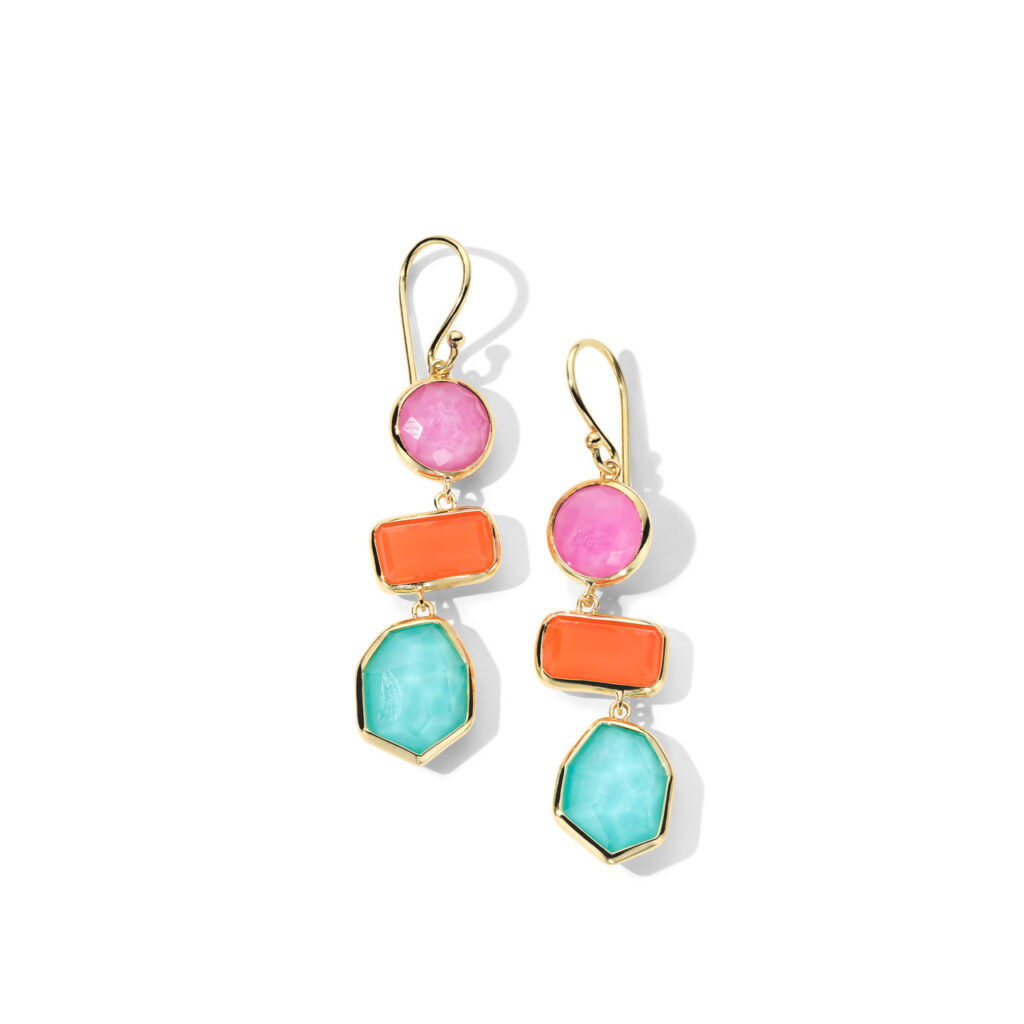 Brunch Fashion. Ippolita, Large 3-Stone Drop Earrings: BC Clark