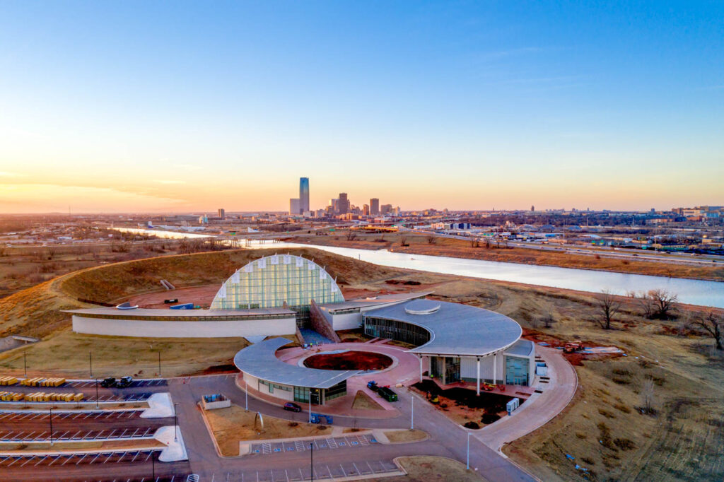 First Americans Museum located in Oklahoma City's Adventure District.