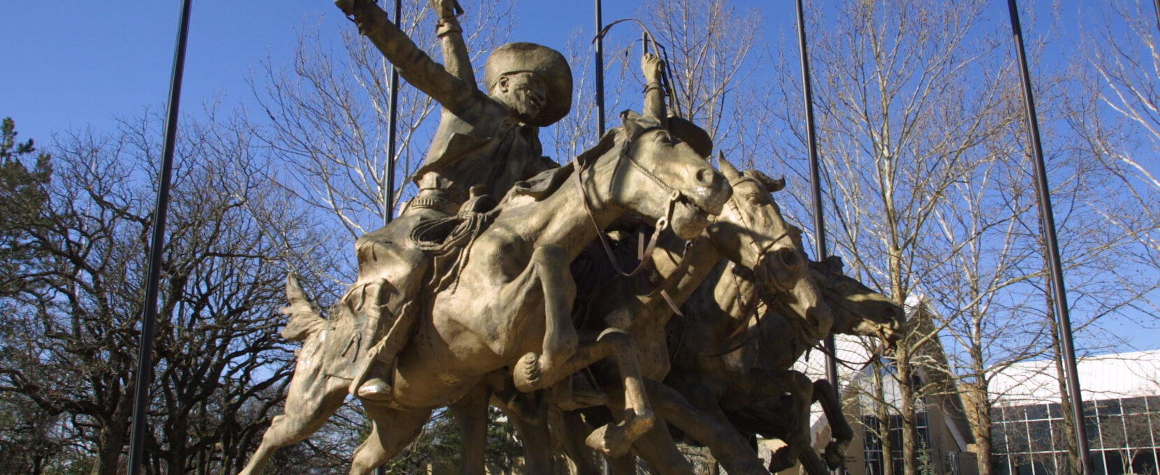 National Cowboy and Western Heritage Museum bronze sculpture by Frederic Remington.