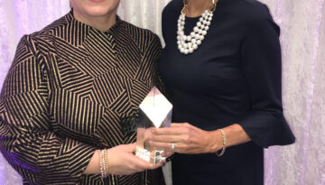 Arise Single Moms Development Director Pam Kanaly and Executive Director Shelley Pulliam. Photo provided.