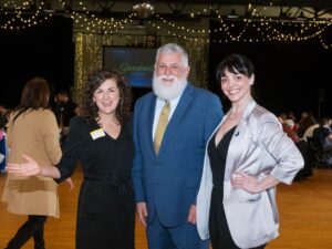 Arnall Family Foundation's Perrin Duncan with Goodwill Central Oklahoma Board Chair Steve Shepelwich and Kara Luther-Chapman.jpg