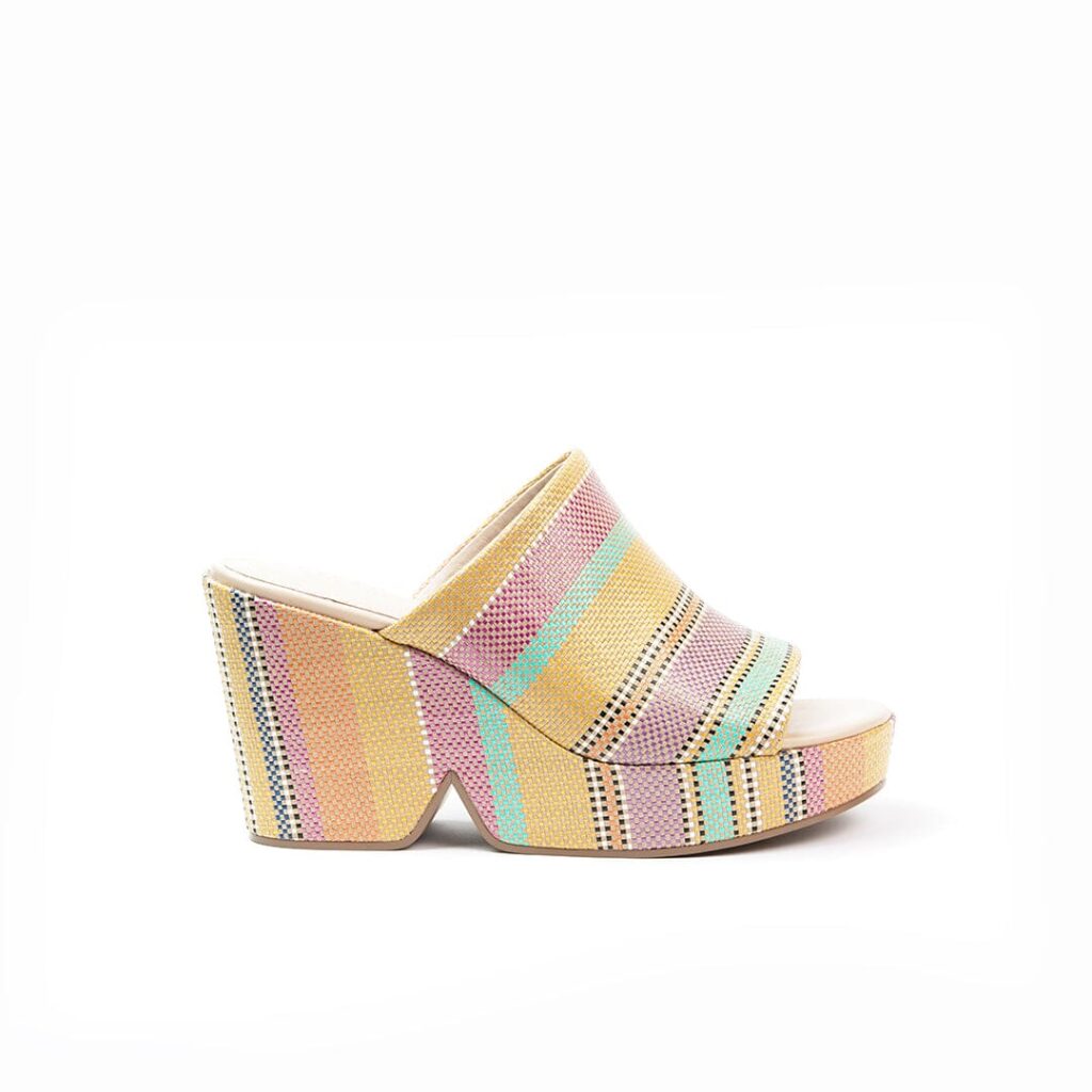 Cecelia New York, Frost Wedge Sandal; Betsy King Shoes