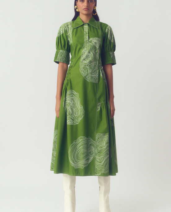 Lovebirds Rituals Midi Dress from Gretta Sloane in Oklahoma City.
