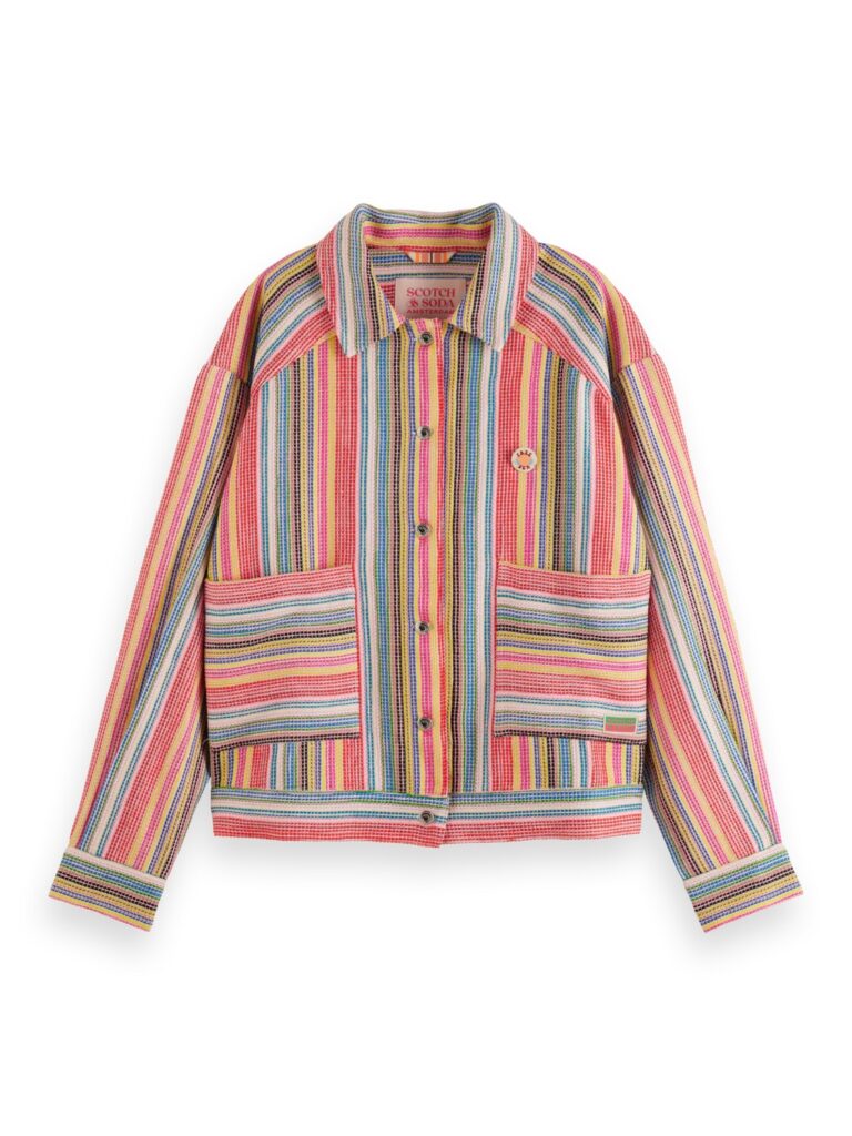 Scotch & Soda, Linen Jacket: Rosegold
