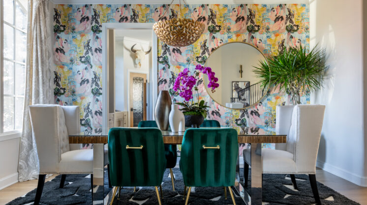 Higginson House Dining Room. Rose Creek, Oklahoma City, Oklahoma.