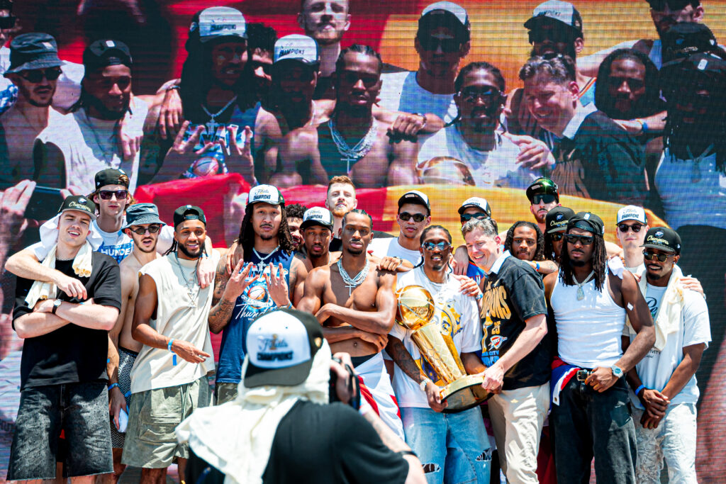 OKC Thunder winning 2025 NBA championship